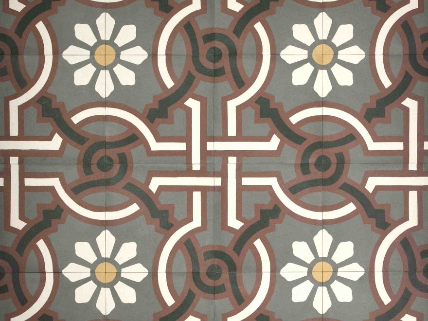 BARBAROSSA ivory white - antique red - American black - dark grey