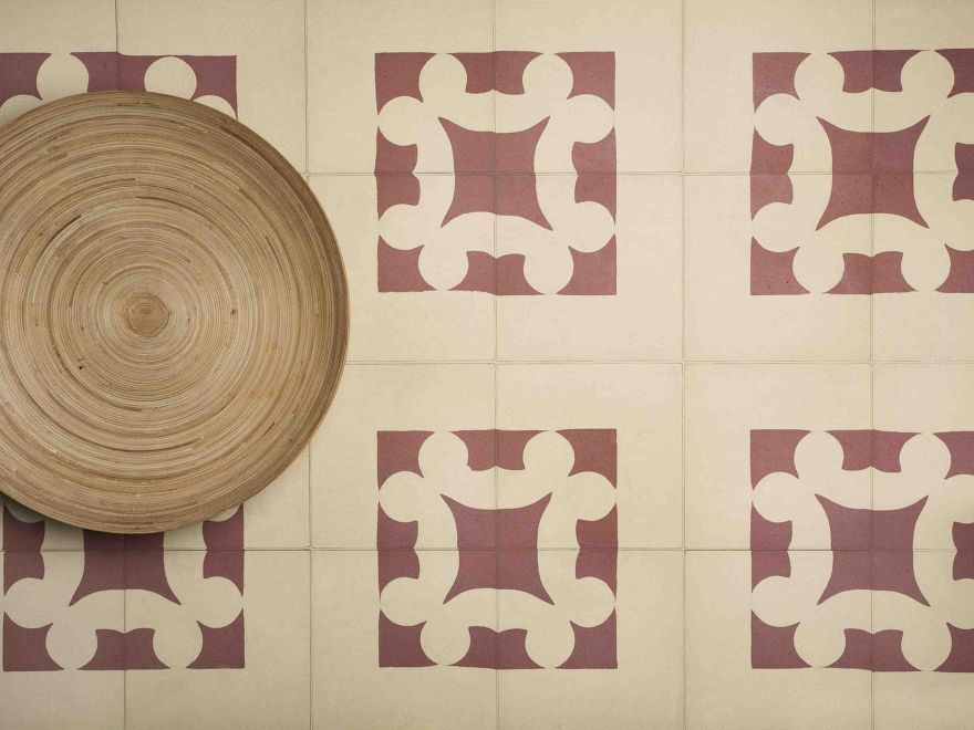 BIFALLO Morocco pearl - antique red