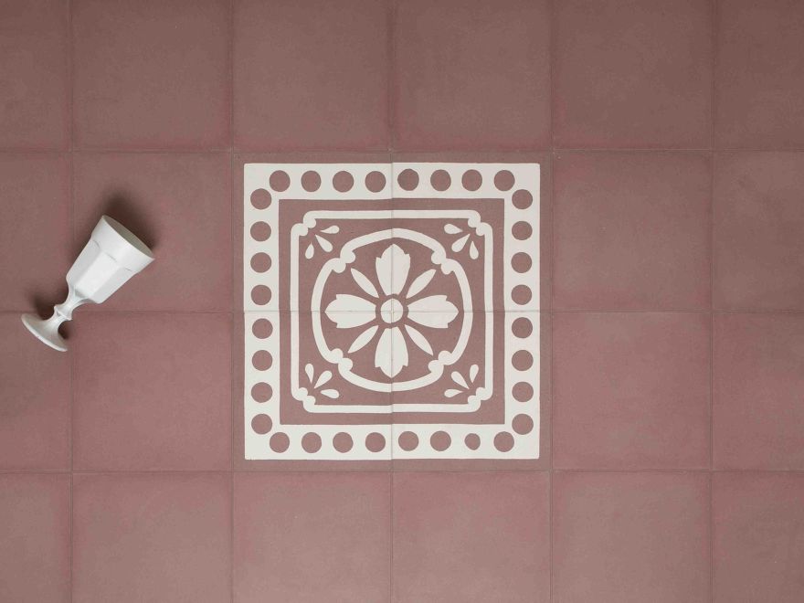 BIGLINI antique red - ivory white