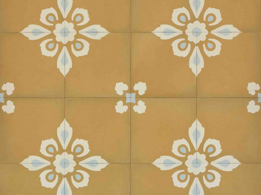 MIMI' giallo senape - bianco avorio - azzurro cielo