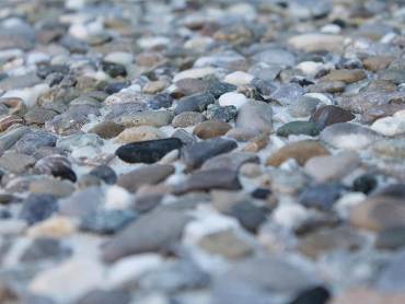 Washed pebble grigio di fiume