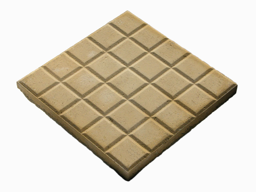 Pietrine a rilievo - mod. 25 quadri - col. giallo