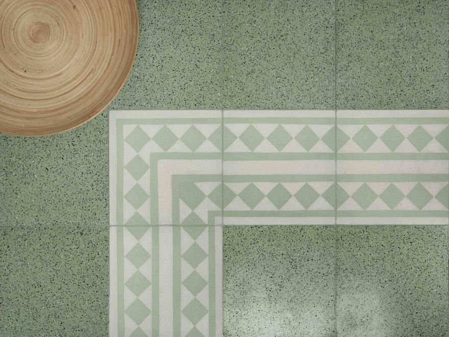 CALAF grigio cem - verde antico