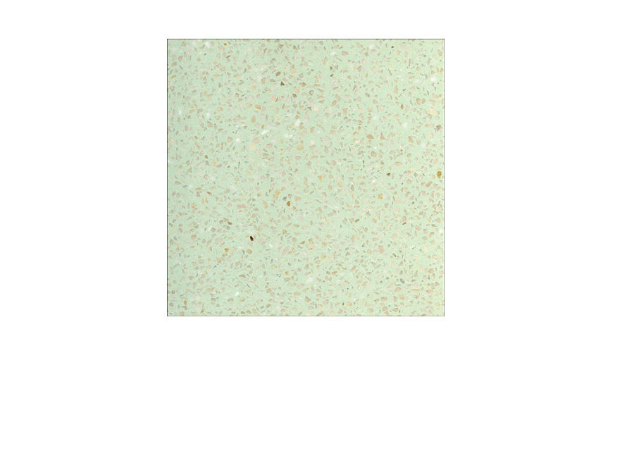 Verde caraibi GRANIGLIA tinta unita