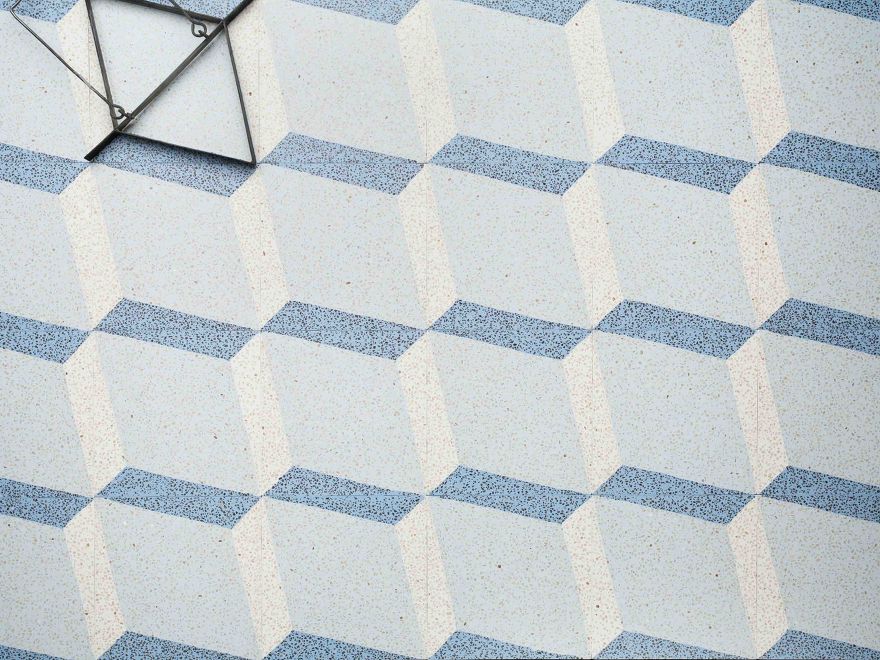 LOSTRIS graniglia - bianco perlato - azzurro - blu oceano