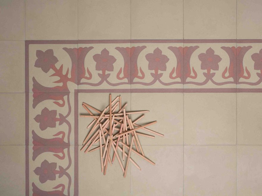 MARTINA grigio antico - rosso antico - rosso pra