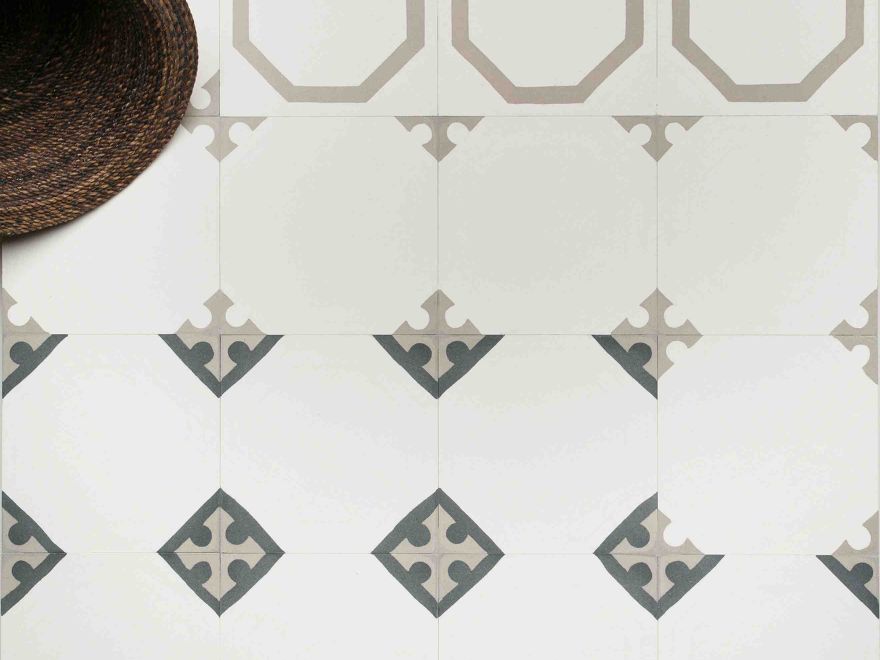 OCTOPUS bianco avorio - nero America - grigio antico