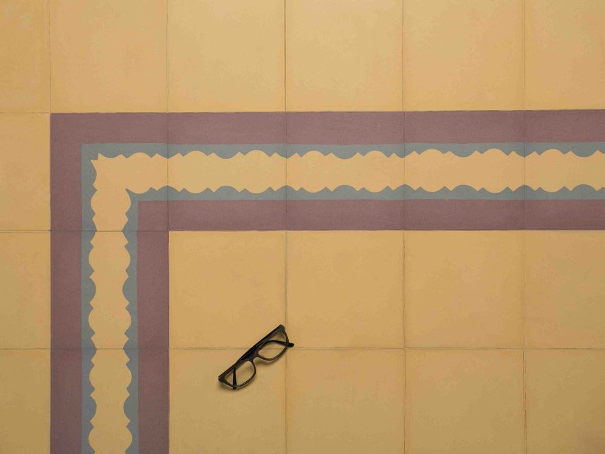 RUFIO rosso antico - grigio scuro - giallo ocra